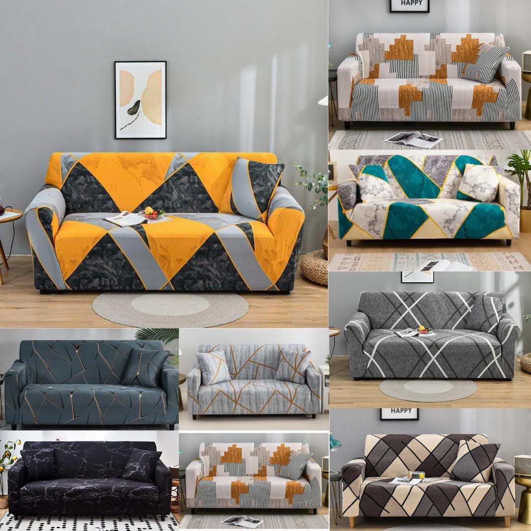 Printed polycotton Sofa Covers(3 Seater)
